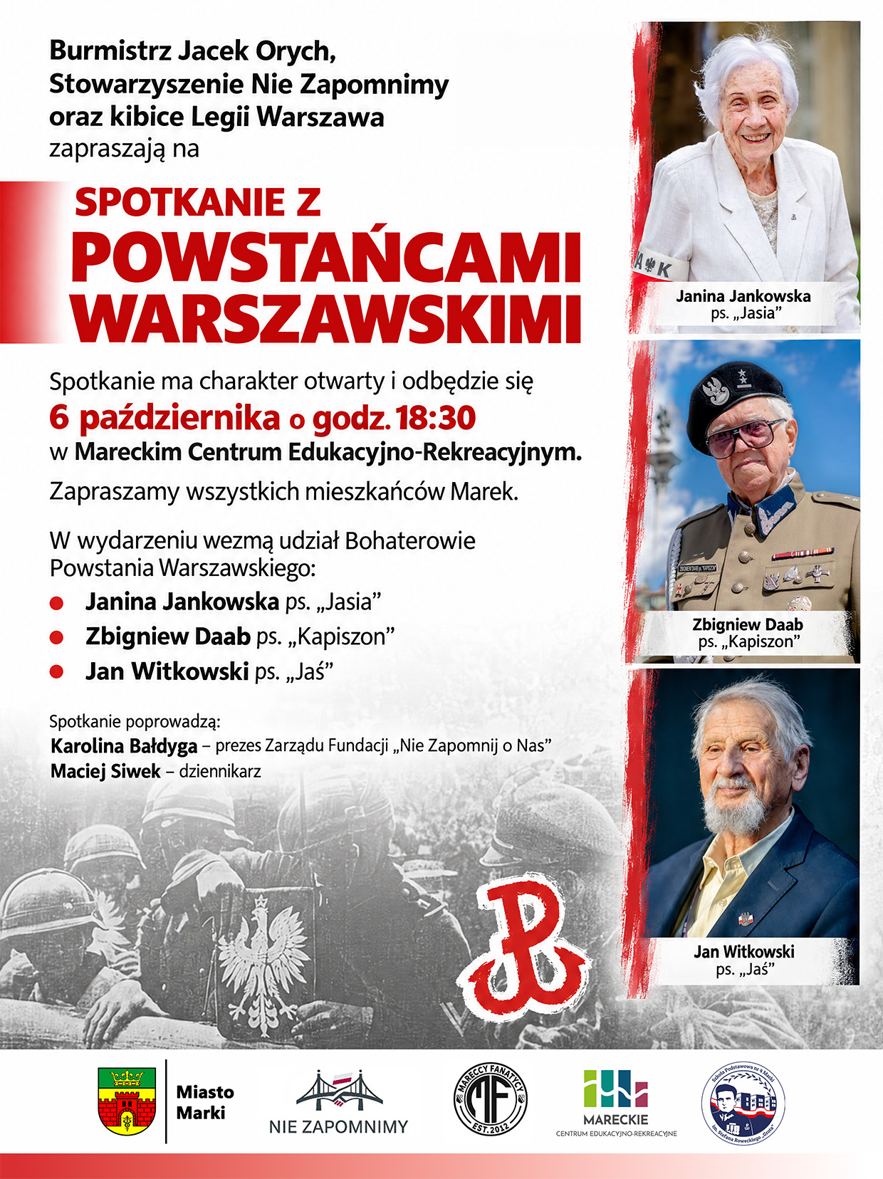 spotkanie z powstancami plakat